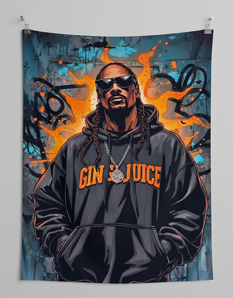 Snoop Dogg BackDrop Tapestry