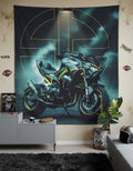 Kawasaki Ninja H2R BackDrop Tapestry