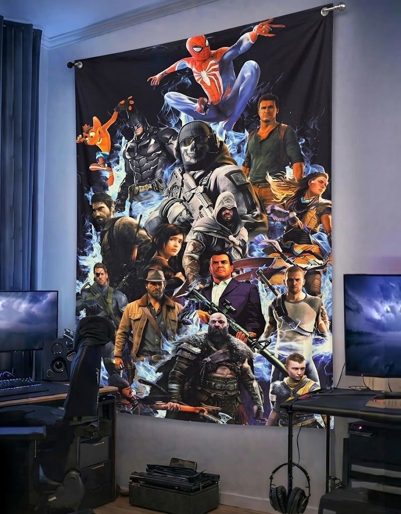 Gaming BackDrop Tapestry