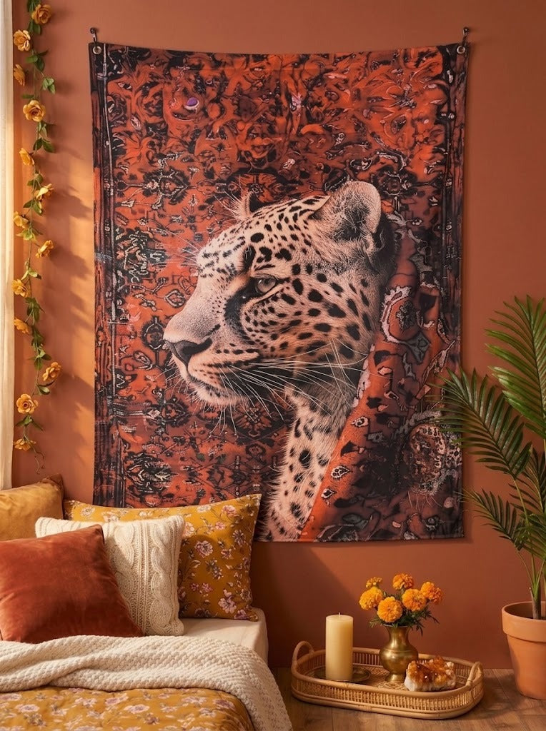 Leopard BackDrop Tapestry