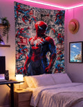Silver SpiderMan BackDrop Tapestry
