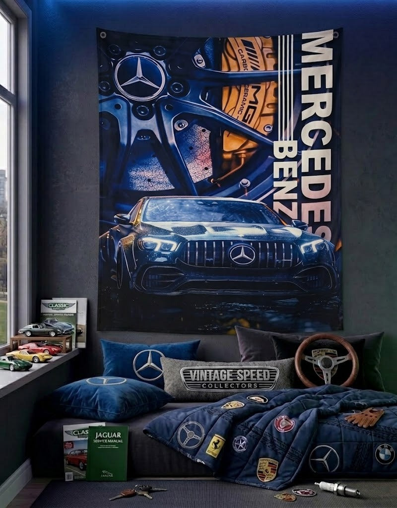Mercedes Benz BackDrop Tapestry