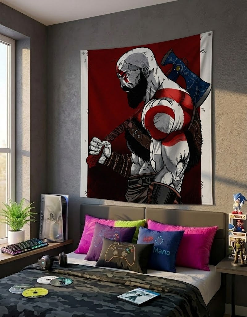 God of War BackDrop Tapestry