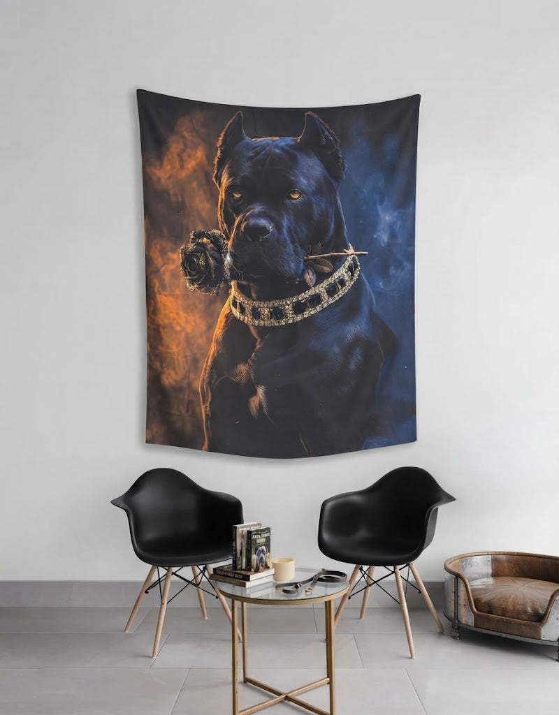 Bull Dog BackDrop Tapestry