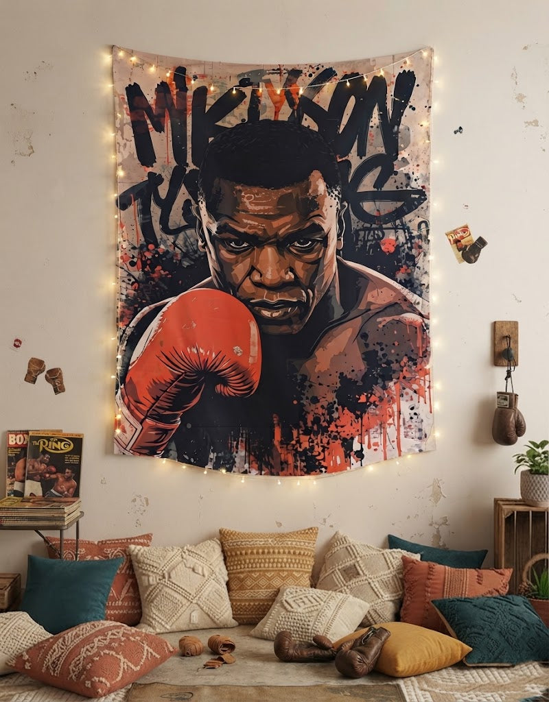 Mike Tyson BackDrop Tapestry