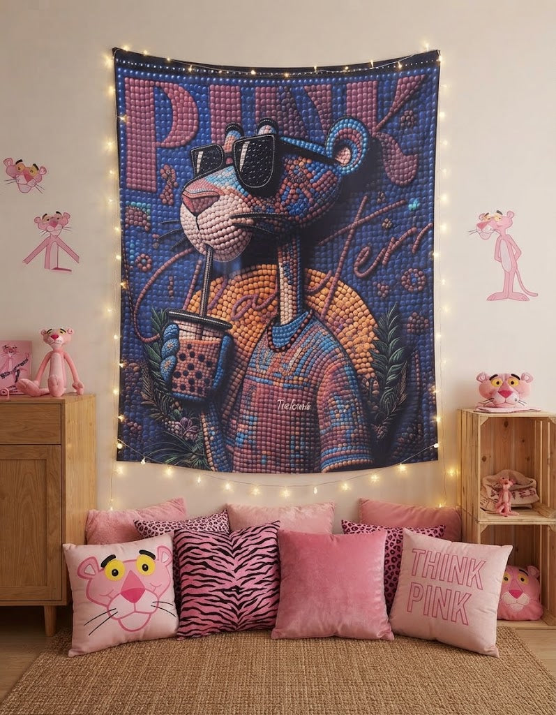 Pink Panther BackDrop Tapestry
