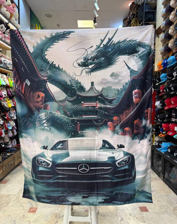 Mercedes Dragon BackDrop Tapestry