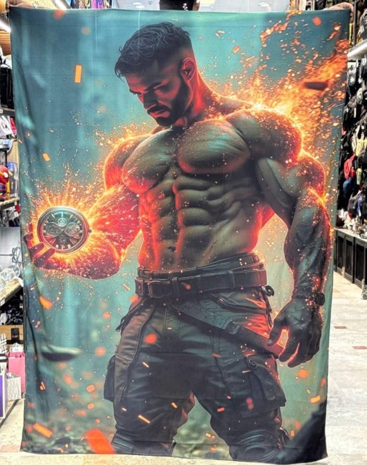 Fire Arm BackDrop Tapestry