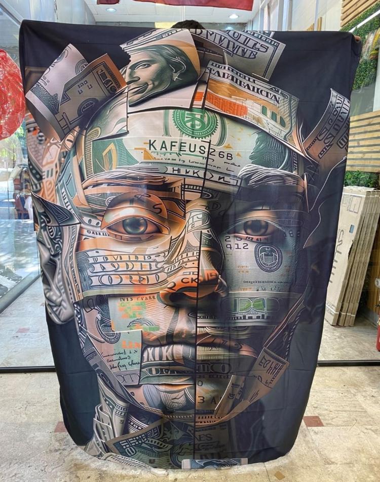 Dollar Face BackDrop Tapestry
