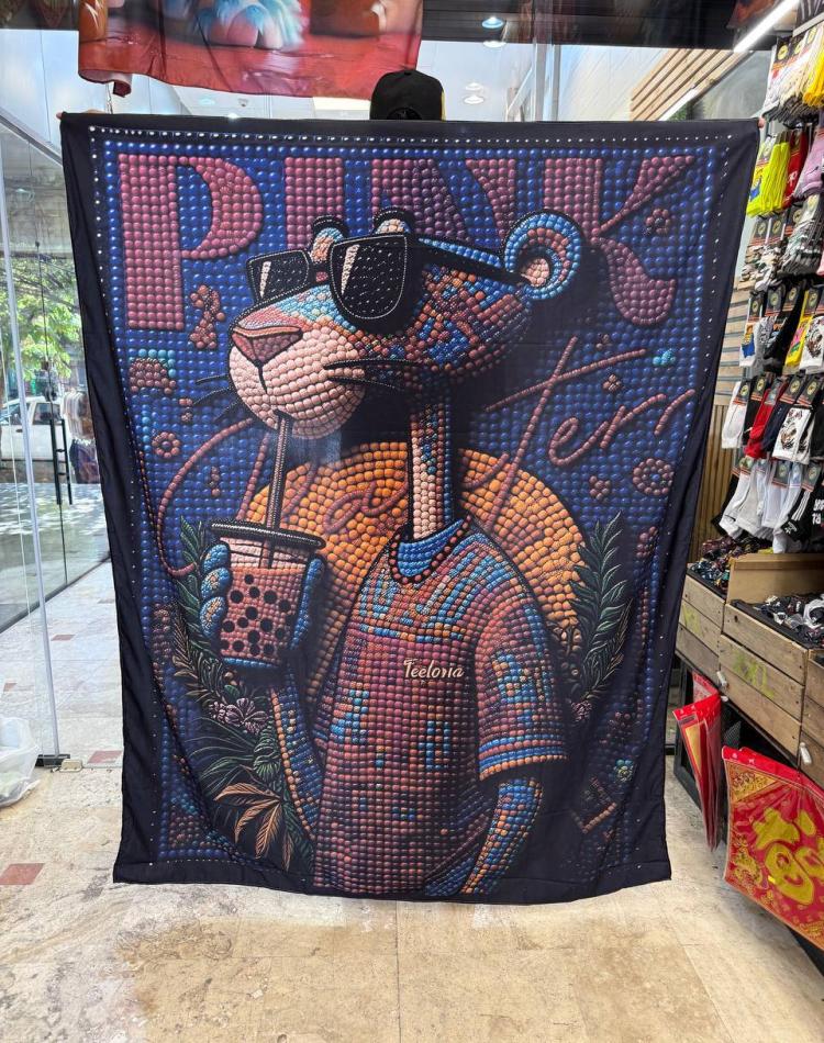 Pink Panther BackDrop Tapestry
