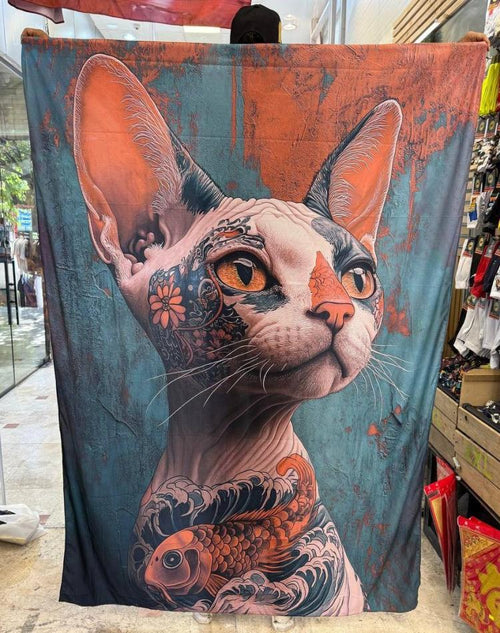 Cat BackDrop Tapestry