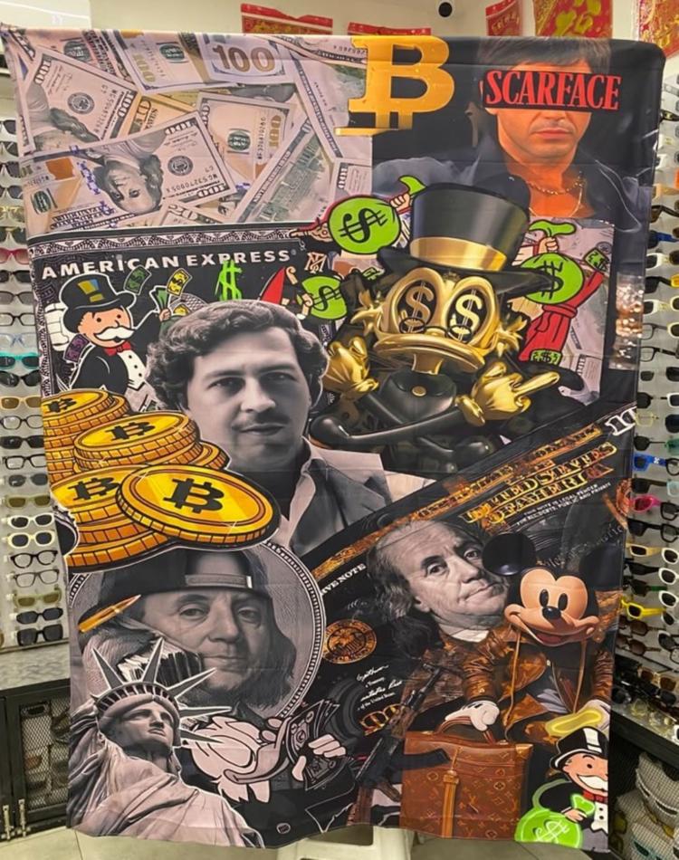 Billionare BackDrop Tapestry