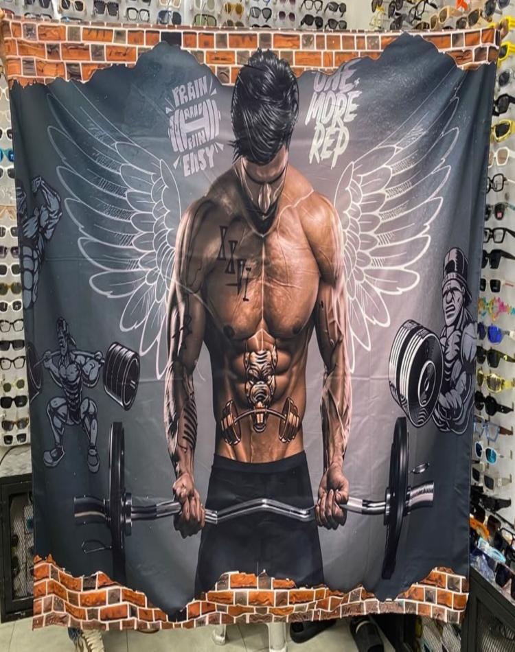 Fitness BackDrop Tapestry