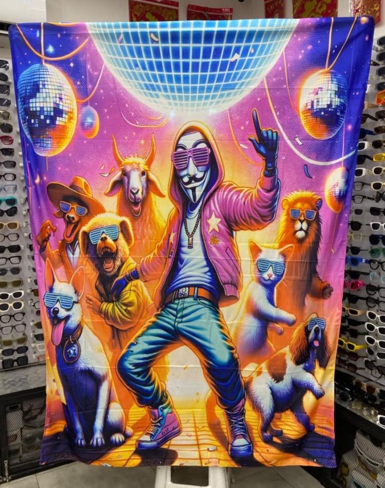Disco BackDrop Tapestry